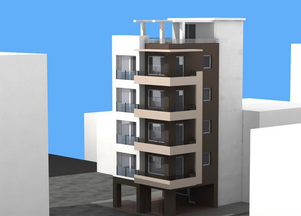 Продажа Многоэтажный жилой дом 900.000 € Эвозмос - Неа Полития (новый западный район) ((№) Μ-14230)